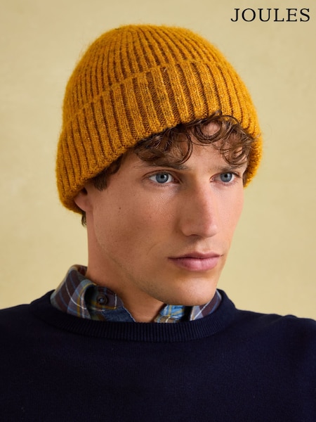 Joules Berwick Yellow Beanie Hat (Q89295) | €22