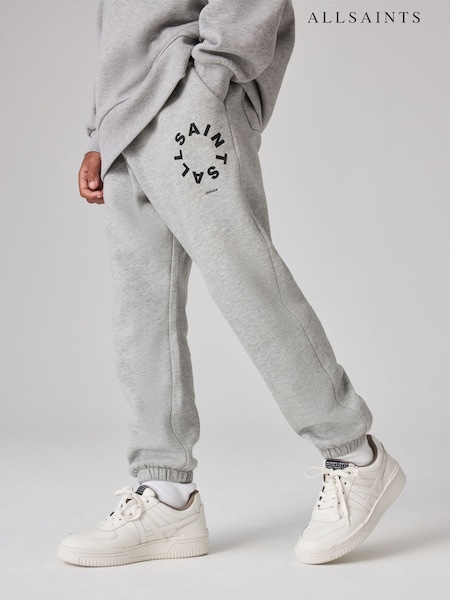 smALLSAINTS Grey Tierra Straight Cuffed Logo Joggers (Q89305) | €16 - €19