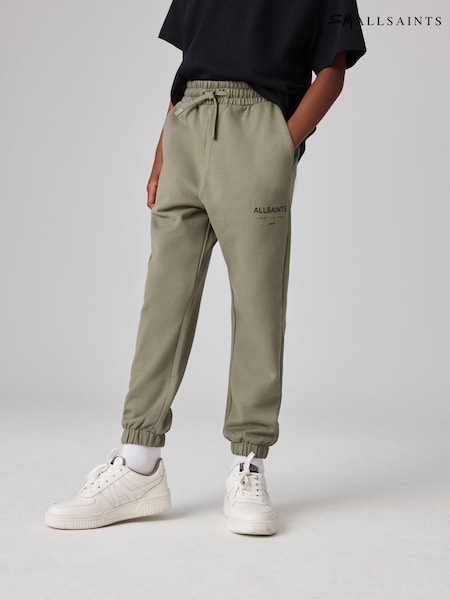 smALLSAINTS Khaki Green Underground Straight Cuffed 100% Cotton Joggers (Q89316) | €33 - €38