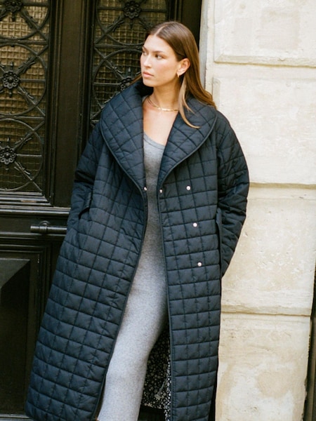 Nobodys Child Wrap Quilted Coat (Q89344) | €59