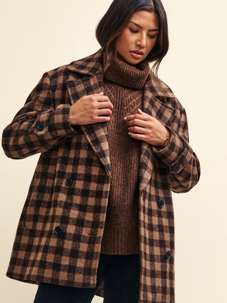Nobodys Child Relaxed Plea Black Coat (Q89356) | €66