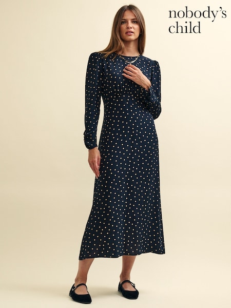 Nobodys Child Sienna Midi Black Dress (Q89392) | €37