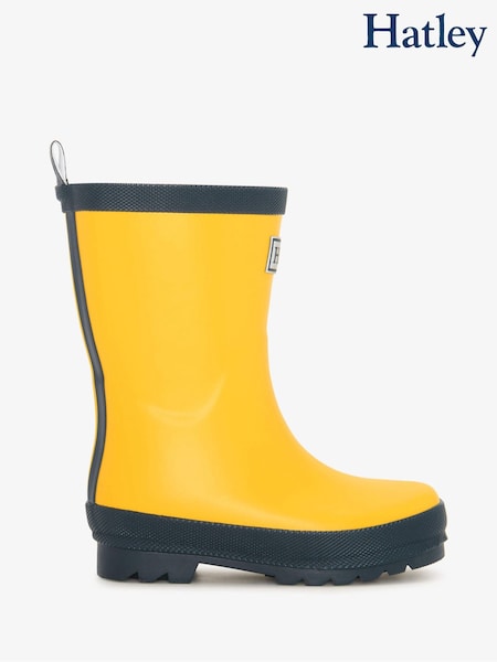 Hatley Yellow Matte Waterproof Rain Boots (Q89417) | 38 €