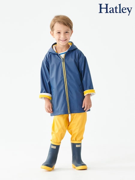 Hatley Waterproof Zip Up Hooded Splash Jacket (Q89447) | 328 LEI