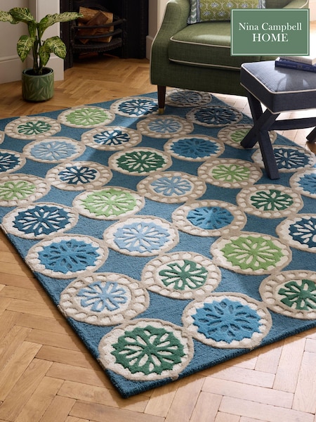 Nina Campbell Blue Pomello Wool Rug (Q89644) | €163 - €600