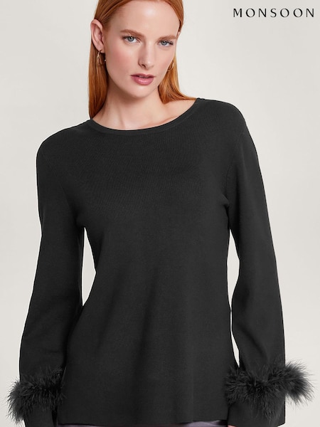Monsoon Feather Fern Jumper (Q89906) | 268 LEI