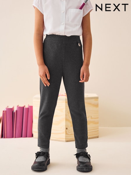 رمادي - Pull-on Cotton Rich Stretch School Trousers (3-16yrs) (Q90023) | ‏48 ر.س.‏ - ‏78 ر.س.‏