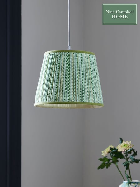 Nina Campbell Green Larch Easy Fit Shade (Q90087) | €74