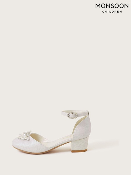 Monsoon Silver Butterfly Gem Two Part Heels (Q90264) | €17.50 - €21