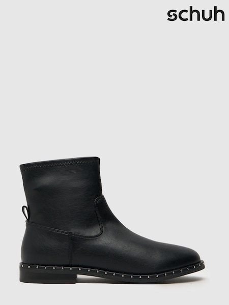 Schuh Coffee Stud Black Boots (Q91137) | € 21