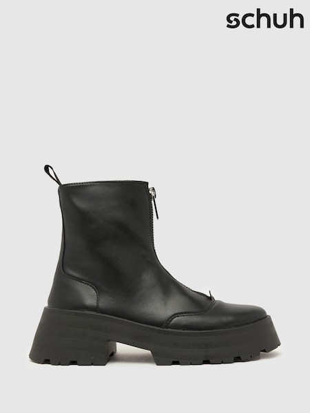 Schuh Arnold Chunky Zip Front Boots (Q91157) | AED145