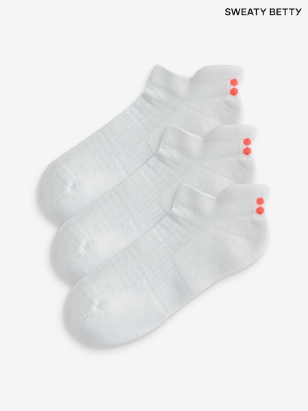 Hvid - Sweaty Betty Workout Trainer Alpin Socks 3 Pack