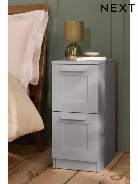 Grey Flynn Set of 2 Bedside Table (Q91782) | €215