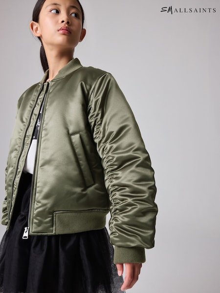 Smallsaints Girls Scout Bomber Jacket (Q91899) | ‏251‏₪ - ‏272‏ ₪