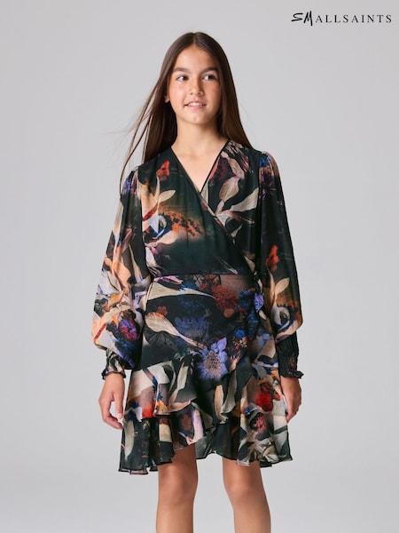 smALLSAINTS Multi Ari Floral Wrap Girls Dress (Q92034) | €26 - €28