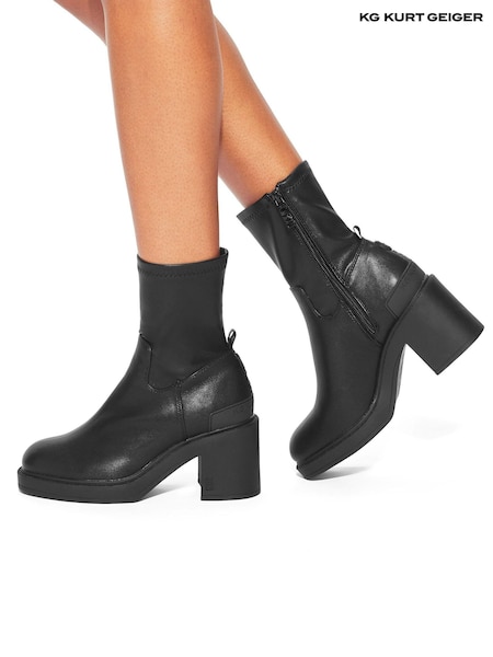 KG Kurt Geiger Black Tate Boots (Q92378) | €165