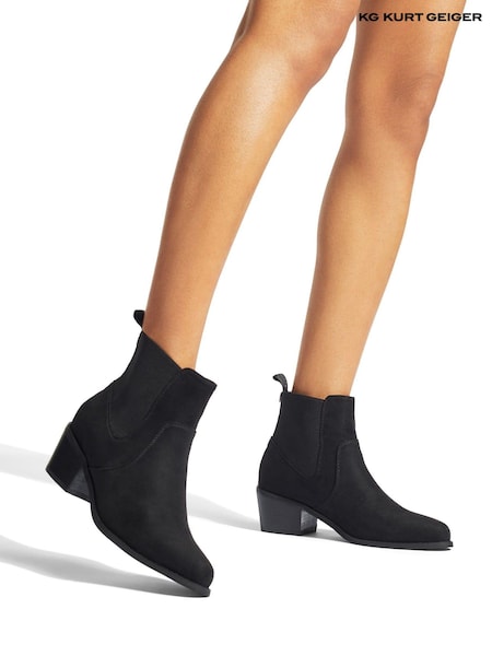 KG Kurt Geiger Black Trudy Boots (Q92379) | AED288