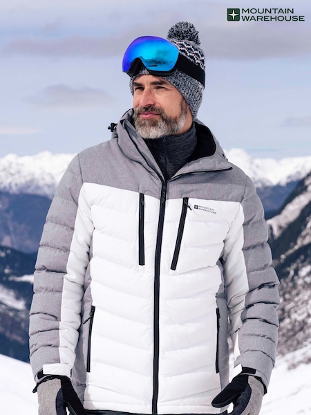 Білий - Чоловіча лижна куртка Mountain Warehouse Vulcan III (Q92878) | 7 690 грн