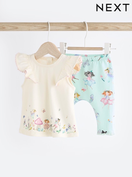 Bela/modra - Baby Top And Leggings Set (Q92925) | € 13 - € 15