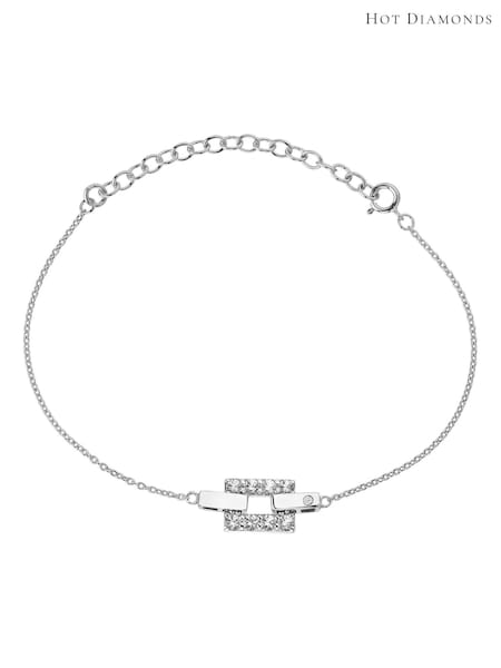 Hot Diamonds Silver Tone Echo Bracelet (Q92987) | €121