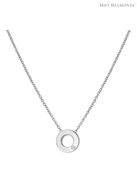 Hot Diamonds Silver Plated Amulet Pendant Necklace (Q92999) | ₪226