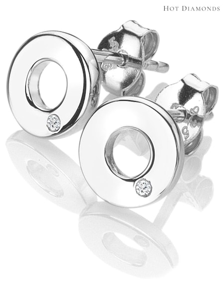 Hot Diamonds Silver Diamond Amulet Stud Earrings (Q93024) | €54