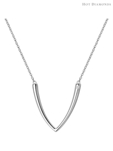 Hot Diamonds Reflect Silver Tone Necklace (Q93030) | €114