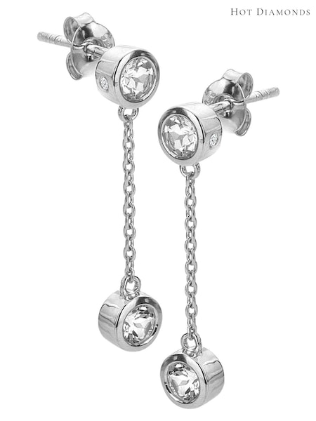 Hot Diamonds Silver Tone Tender Waterfall Drop Earrings (Q93059) | 109 €