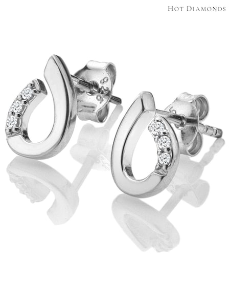 Hot Diamonds Silver Tone Teardrop Earrings (Q93069) | €102