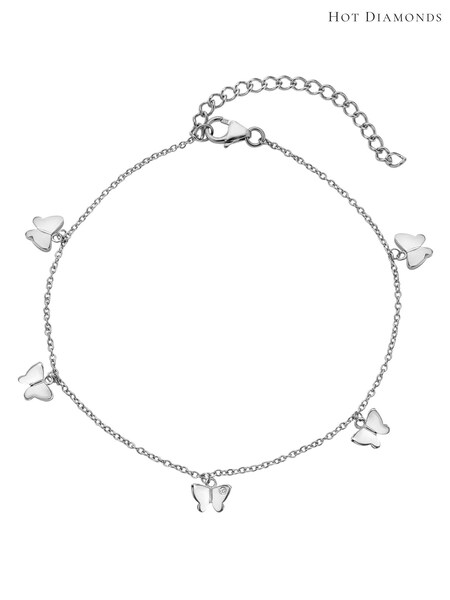 Hot Diamonds Silver Tone Flutter Bracelet (Q93102) | €136