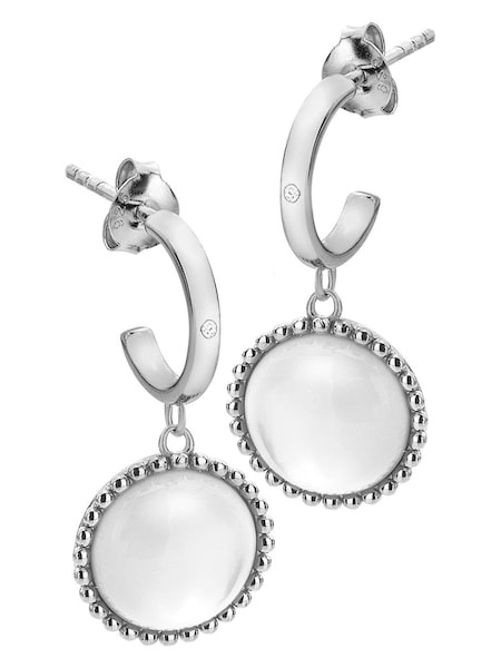 Hot Diamonds Silver Tone Mother of Pearl Circle Earrings (Q93111) | 117 €