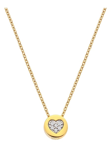 Hot Diamonds x JJ Gold Plated Pendant Necklace (Q93115) | €108