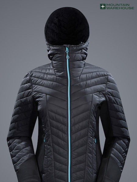 Mountain Warehouse Black Ultra Siurana Womens Water Resistant Insulated Jacket (Q93619) | €102