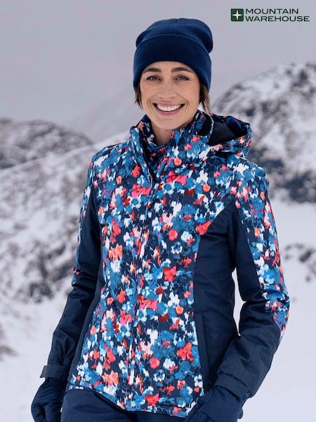 Mountain Warehouse Dawn II Womens Printed Fleece Lined Snow Ski Jacket (Q93646) | 56 €