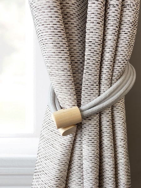 Laura Ashley Grey Set of Two Adelie Magnetic Tiebacks (Q93782) | €27