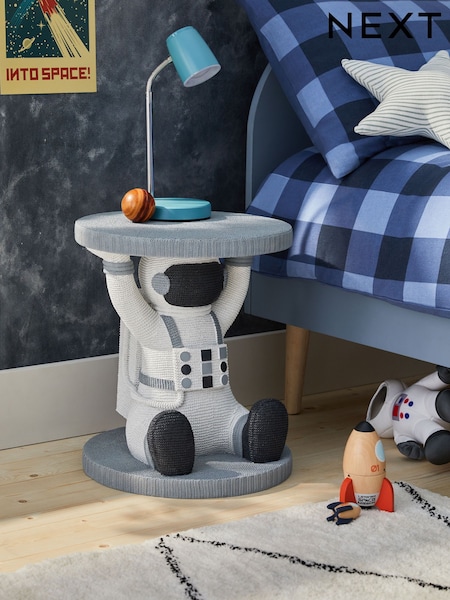 Grey Spaceman Kids Bedside Table (Q93900) | €160