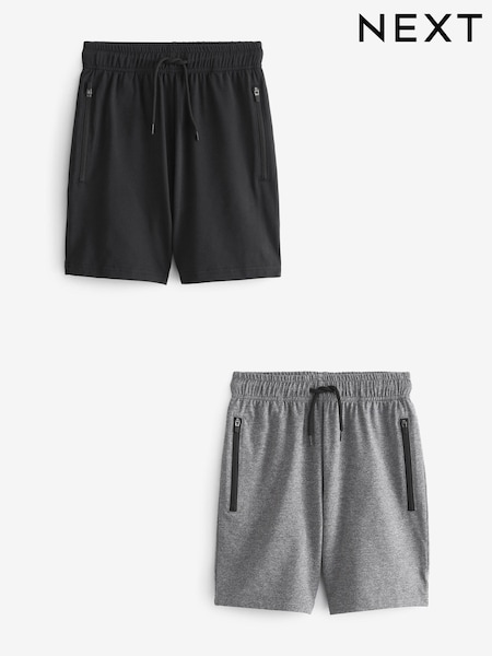 Negro/gris - Light Weight Sports Shorts 2 Pack (3-17yrs) (Q94486) | 25 € - 39 €