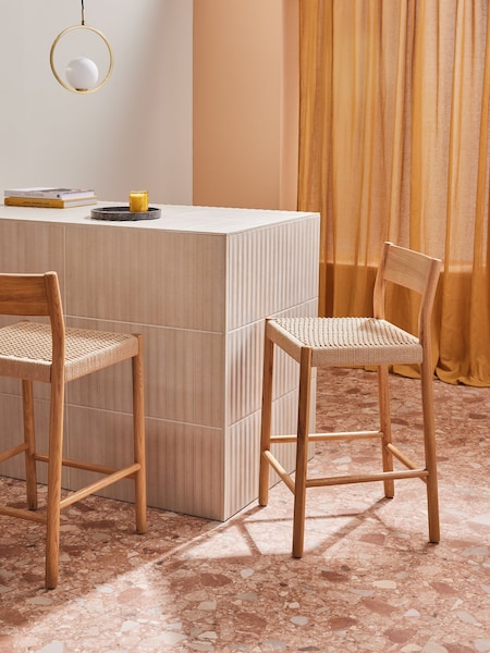 MADE.COM Natural Rhye Bar Stool (Q94564) | €352
