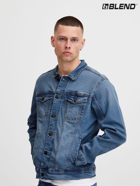 Blend Blend Authentic Denim Jacket With Branded Button Detail (Q94635) | 365 zł
