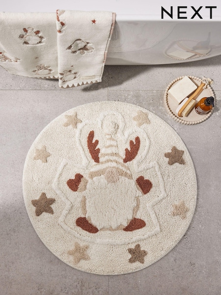 Gonk Christmas 100% Cotton Round Bath Mat (Q94762) | 18 €