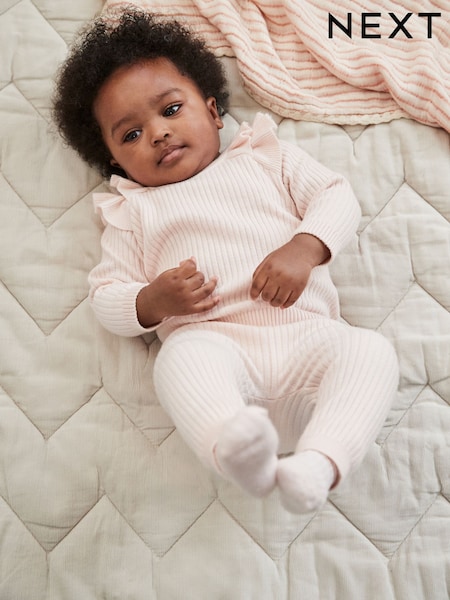 وردي - Knitted Baby Jumper & Leggings Set (0mths-3yrs) (Q94798) | ‏56 د.إ.‏ - ‏ 63‏ د.إ.