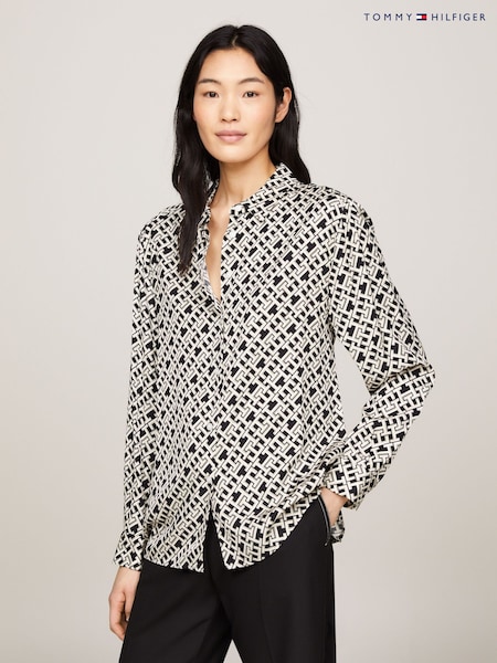 Tommy Hilfiger Black Fluid Shirt (Q94908) | €84