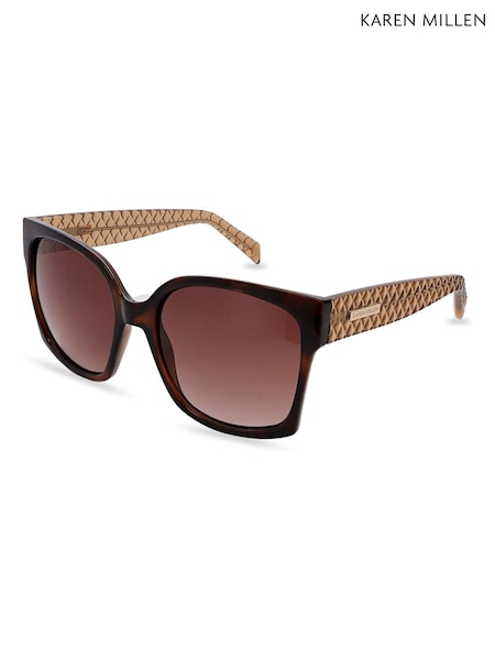 Karen Millen Brown Sunglasses (Q95109) | 559 LEI