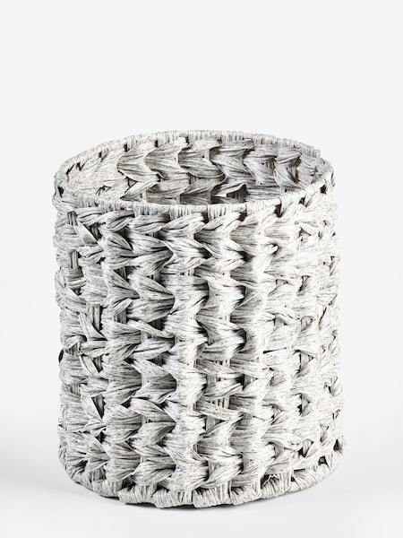 Grey Woven Bin (Q95165) | €21