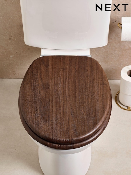 Natural Wood Effect Toilet Seat (Q95237) | €43