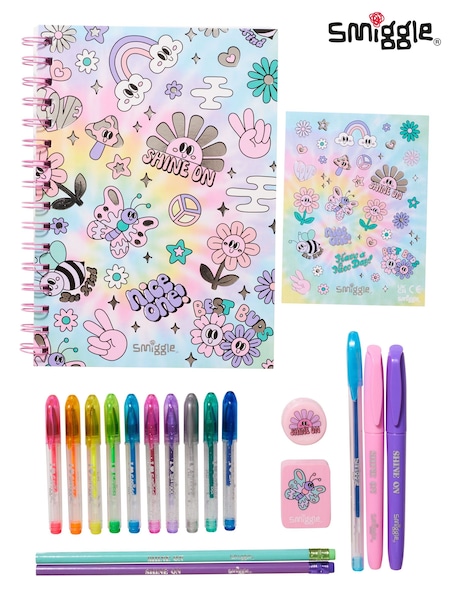 Smiggle Pink Light Icons Essentials A5 Stationery Gift Pack (Q95660) | €20