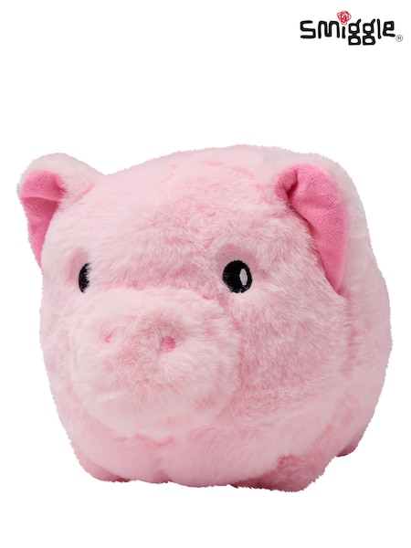 Smiggle Pink Plush Piggy Moneybox (Q95661) | €26