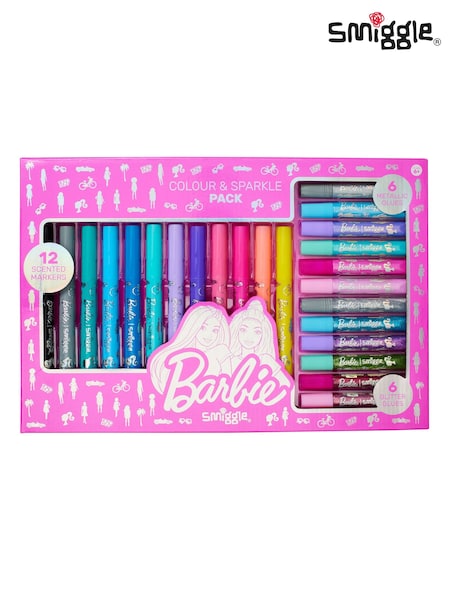 Smiggle Pink Barbie Sparkle Marker Pack (Q95675) | €20