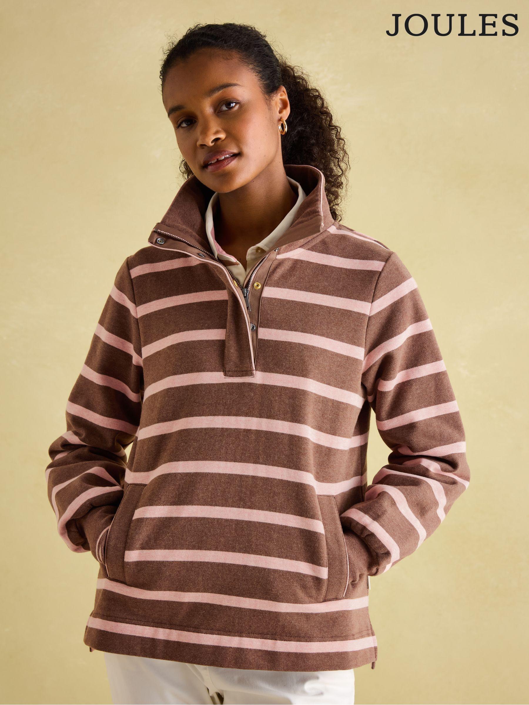Joules renee striped sweatshirt hotsell