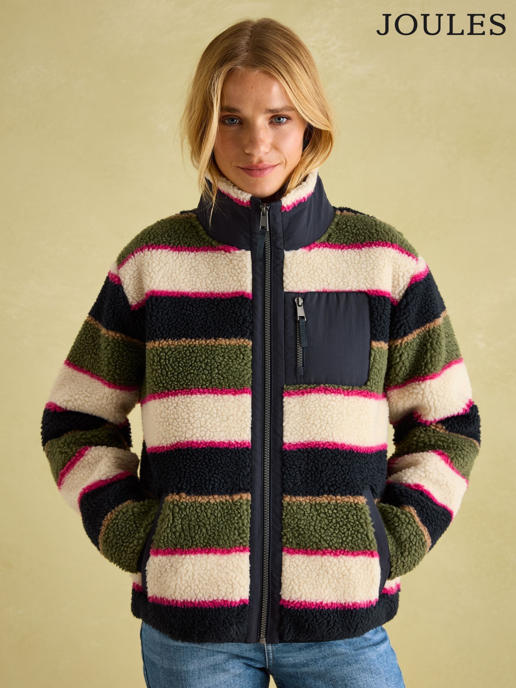 Women s Fleeces Joules Blue Coatsandjackets Next Luxembourg